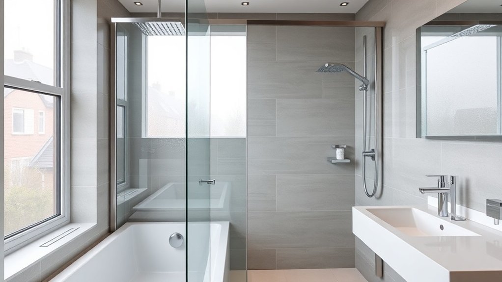 Semi-Frameless Shower Screens Wokingham