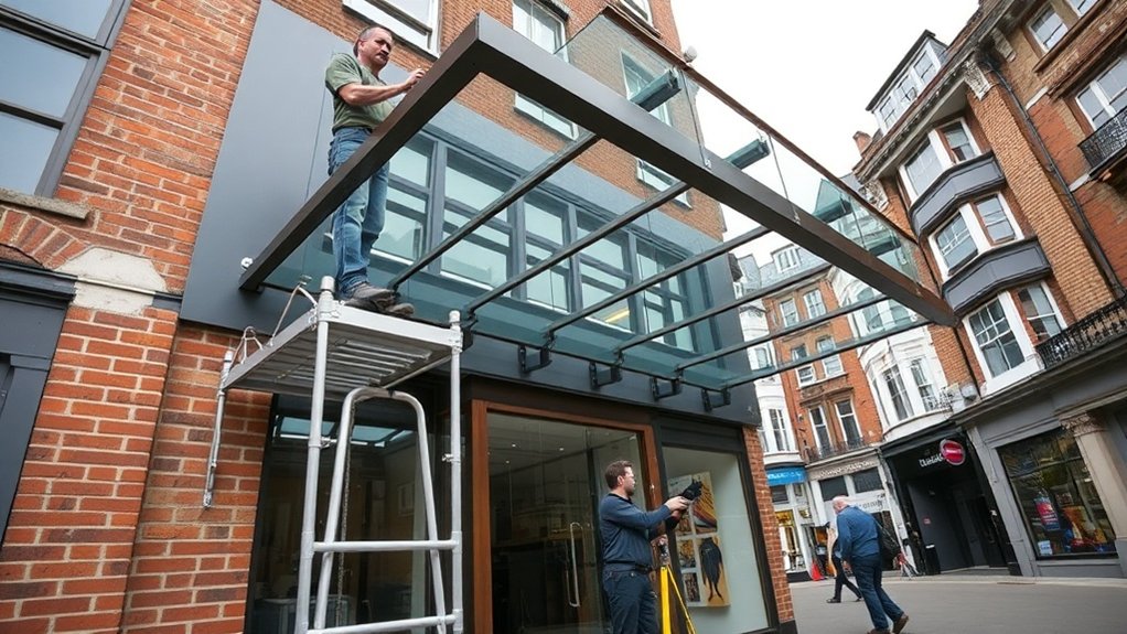 Shopfront Canopy Wokingham